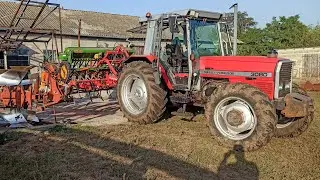 Siew pszenżyta i vlog 2023. Massey Ferguson 3080 i tani zestaw uprawowo-siewny w akcji.