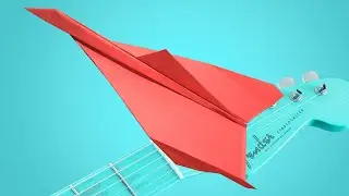 Cómo hacer un Avión De Papel que vuela mucho | F15 Eagle Origami (Fácil)
