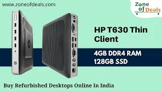 HP T630 Thin Client 4GB DDR4+128GB - Mini PC Under 5000 - Small Size CPU - Desktop PC - Zoneofdeals