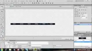 How to create a Simple navigation bar in Adobe Fireworks CS6
