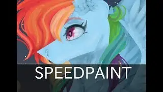 [Redraw] Rainbow Dash - SpeedPaint MLP