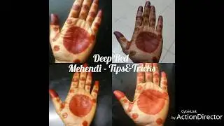 Traditional Dark Red Henna/ Mehendi/Marudhani/Mayilanji  from leaves  paste preparing tips
