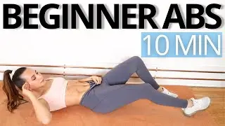 10 MIN BEGINNER ABS WORKOUT / No Equipment | Daniela Suarez
