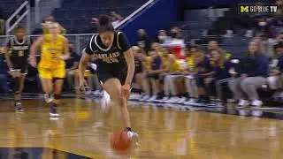Michigan Women's Basketball Highlights vs. Oakland (Nov. 22)