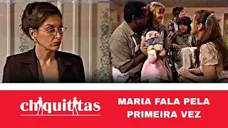 Chiquititas Brasil 1998 - Maria fala pela primeira vez com Carol e as crianças