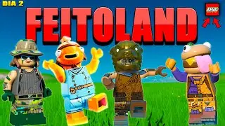 🚗DIA 2 SERIE FEITOLAND: Coches, Conseguir Ámbar y demás / SURVIVAL de FORTNITE X LEGO