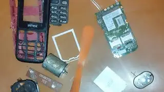 👉😨Kya kajab ka experiment 😱Intex keypad phone display chake, technology😀