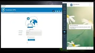 FortiGate VPN multi-factor (2FA) authentication with Telegram messenger
