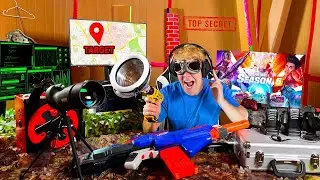 I Built A Secret SPY Bunker In My House!