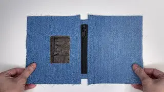 ❤️ I sewed this for my sister from Old Denim Zipper Pouch Bag as a Gifts || Easy to Make ❤️