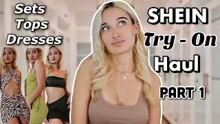 Huge Shein TRY ON Haul 2022 TOPS, DRESSES & SETS l Clothing Haul Fall