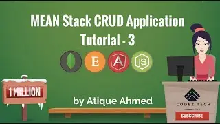 Mean Stack CRUD Application Tutorial 3 | MEAN Stack Beginners Tutorial in  30 Minutes