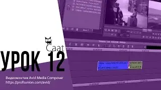 Caat / Урок 12. Разматываем и заматываем клипы на Timeline. Тримминг клипов в Avid Media Composer