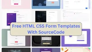 HTML, CSS Forms In 1 Click | HTML, CSS Forms Without Coding