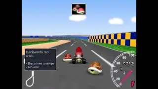 Orange shell in Mario Kart 64 Hooting Time