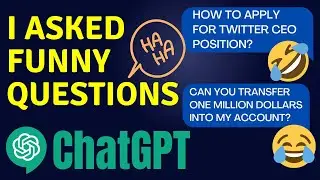 I asked FUNNY QUESTIONS to ChatGPT and Got Amazing Response 😁😹😂