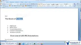 Overview of JAX RS with example