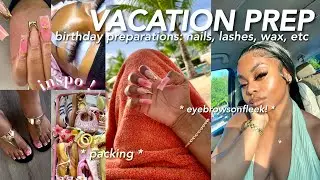 21st Birthday Trip Prep: Nails, lashes + My Stylist Messed My Hair Up | Unique Adriani