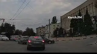 Видео вчерашней аварии на Кирова