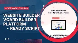 Create Website and vCard Builder Platform using Ready Script | Start a Digital Business | Businesso