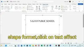 curve shape में font kaise करे ms word me😃#trending #youtube #shorts