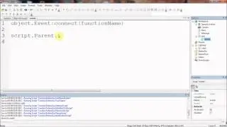 Roblox Lua Tutorials - 12: Events