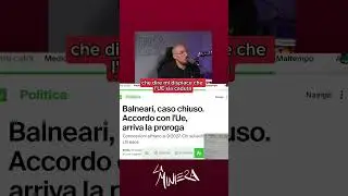 PROROGATE LE CONCESSIONI BALNEARI FINO al 2027, UNA VERGOGNA!