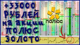 СКАЛЬПИНГ ДЛЯ НОВИЧКОВ. +33000 НА АКЦИИ Полюс Золото.
