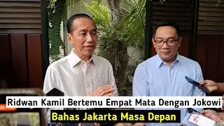 Ridwan Kamil Bertemu Jokowi Empat Mata, Ini Yang Dibahas