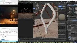 making a prison scene in blender