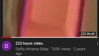 I've officially found the longest video on YouTube. 223 hours long.