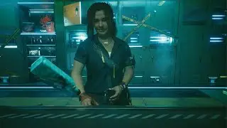 Cyberpunk 2077 Ordering the drink named after V