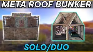 META BUNKER - Solo/Duo 2x1 Roof Bunker Base Design 2022 - RUST BASE DESIGN 2022