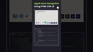 Apple Navigation bar Animation Using HTML CSS 