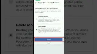 Delete facebook account permanently 2023 