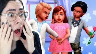 TRIÂNGULO AMOROSO - ANIMAÇÃO THE SIMS 4 (VÍDEO REAGINDO)