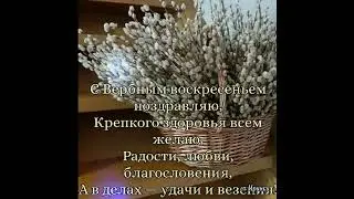 🤗Вербное воскресенье