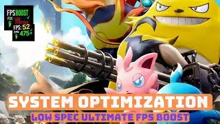 Play PALWORLD on a LOW SPEC PC| ULTIMATE FPS BOOST Guide for Low End PCs 