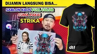 CARA SABLON KAOS SENDIRI (Bisa Dijual) SABLON DTF