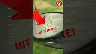 This is how you always hit in the center of the driver #shorts #weplaygolf #golfinstruction