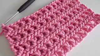 This EASY Crochet Stitch Is Great For EVERYTHING!!! Crochet Video Tutorial