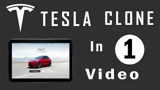 Tesla Clone in One Video using  HTML, CSS & JavaScript  ||  Car Selling Website || Web Development