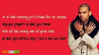 Brandy - Put It Down (feat. Chris Brown) [LYRIC VIDEO]