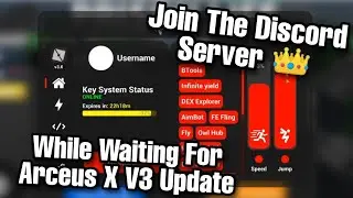 While Waiting For Arceus X V3 Update Join The Discord Server 👑