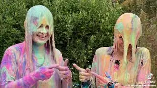 Many women gets pied and gunged