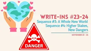 #CozyCreator Daily Live Write-in, Days #23-24: Sequence 3 & Sequence 4