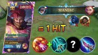 GLOBAL GRANGER NEW 1 HIT BUILD TO DOMINATE META HERO 2024!! (22 KILLS ALMOST SAVAGE😱)