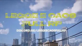 GTA5 FIVEM LEGGE E CAOS FULL RP ! IL SERVER RP CHE FA PER VOI 