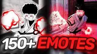 ALL 150+ Emotes Showcase | Jujutsu Shenanigans Roblox YUTA Update