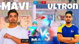 Mavi vs Ultron 1v1 TDM 🔥Ultron God Reflexes 😱 Who wil win Ultron or Mavi ? | Intense Fight | StarBoy